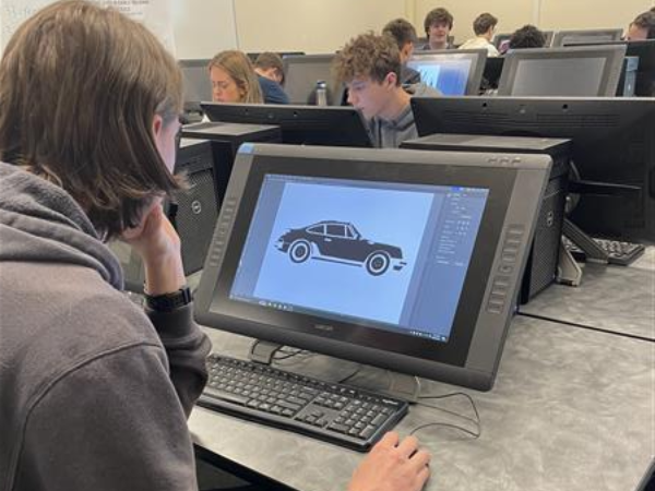 Creating a design using digital tools